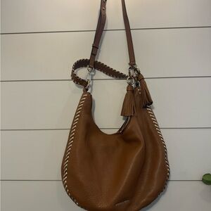 Michael Kors Brown Hobo Bag with Tassels